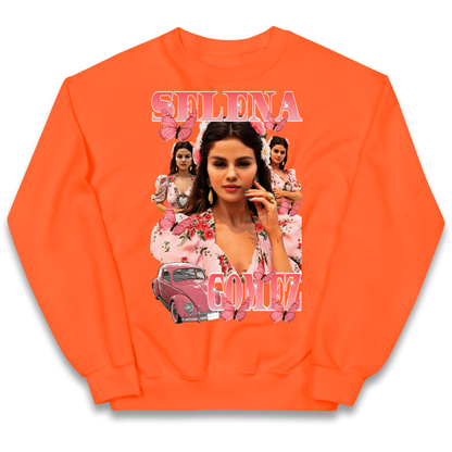 Selena Gomez Pink kids sweatshirt