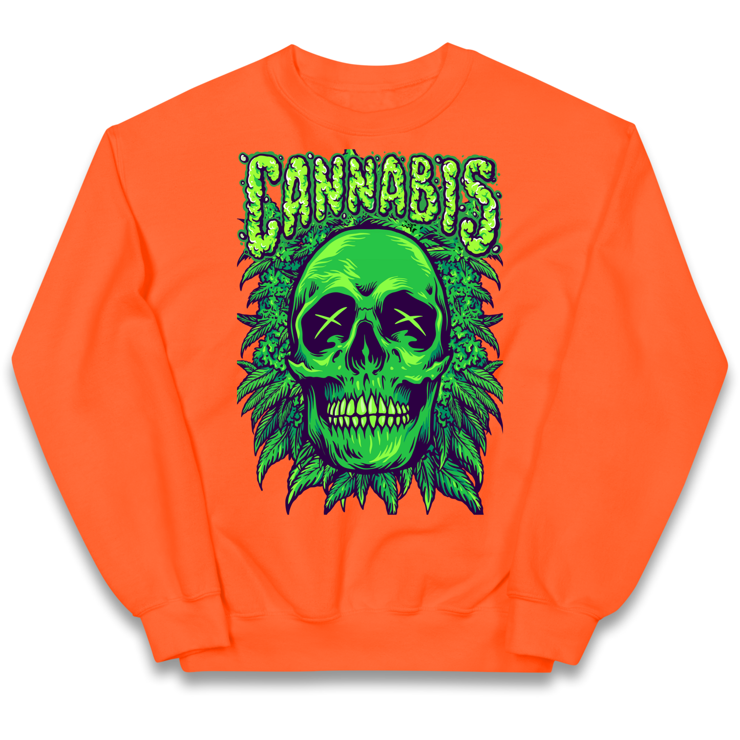 Cannabis Skull kids sweatshirt