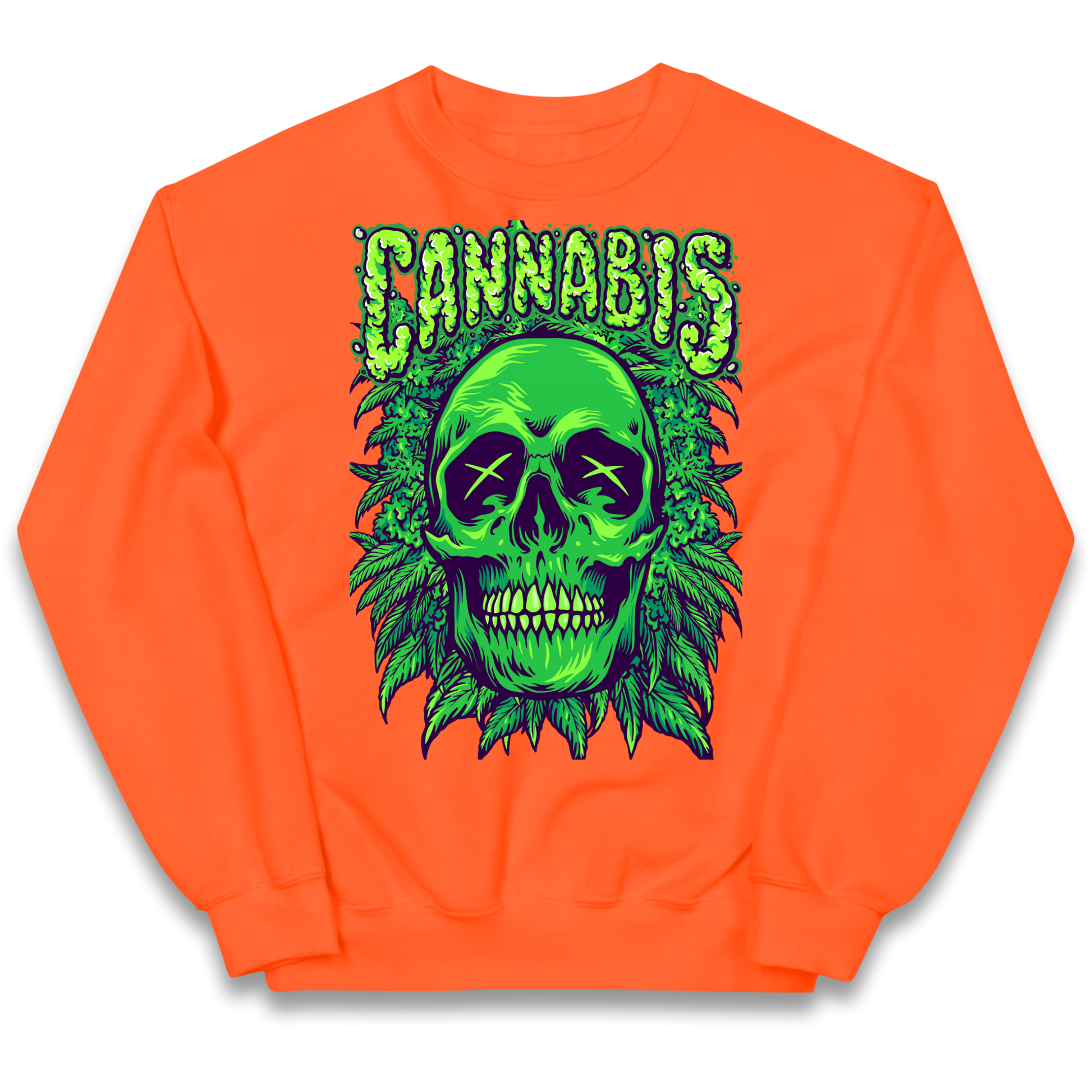 Cannabis Skull kids sweatshirt