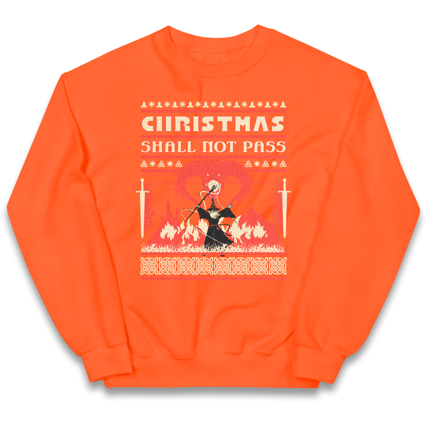 Christmas Shall Not Pass kids sweatshirt