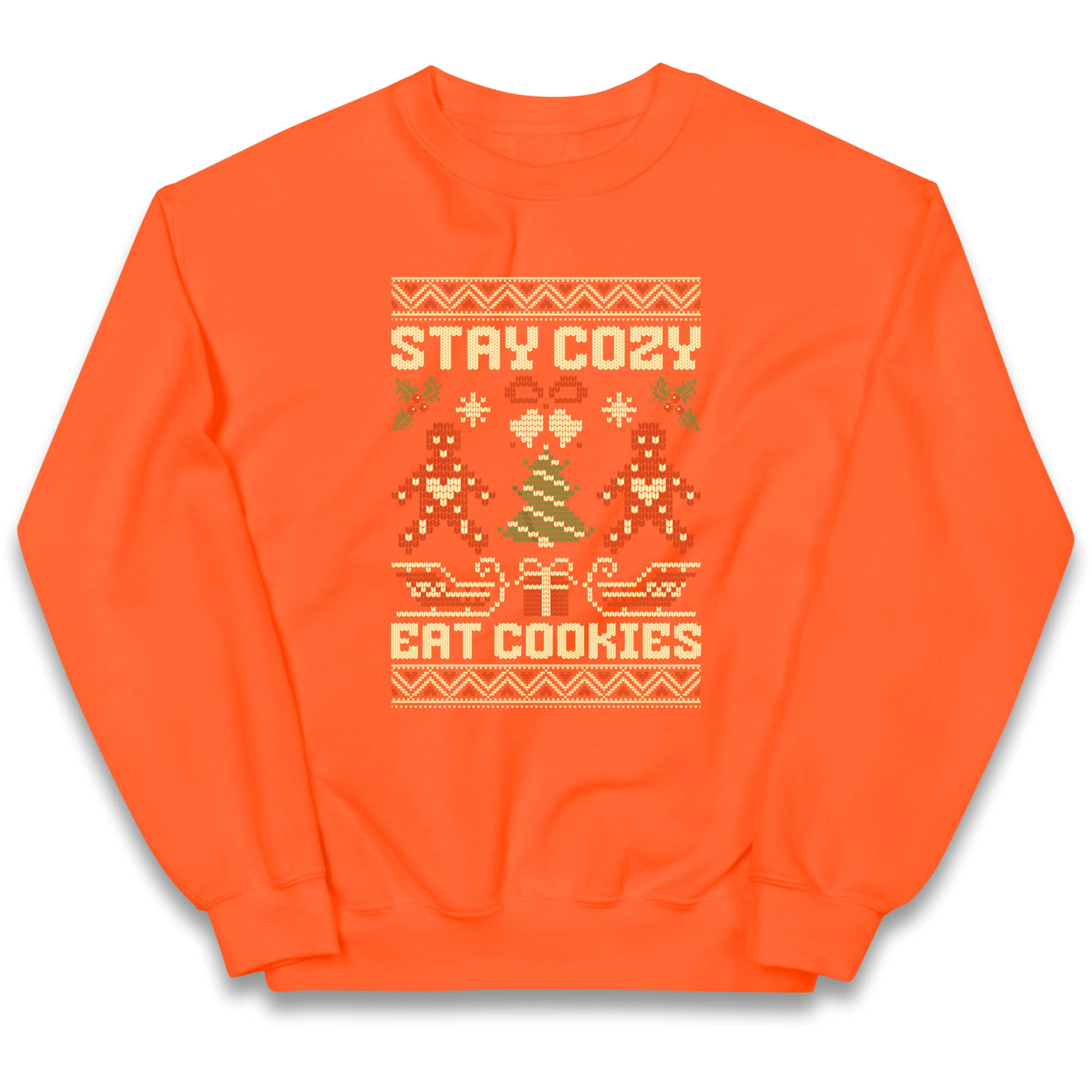 Stay Cozy Eat Cookies Christmas kids sweatshirt