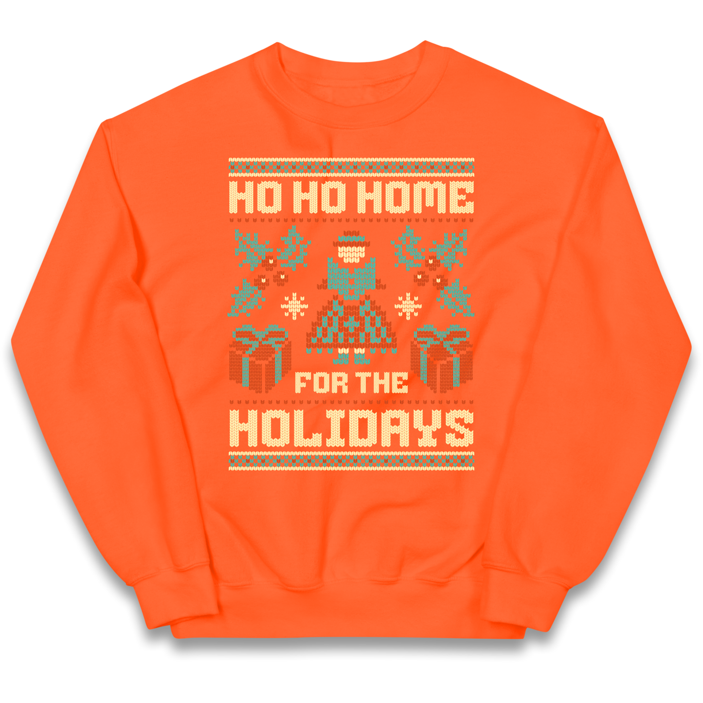 HO HO Home For the Holidays Christmas kids sweatshirt
