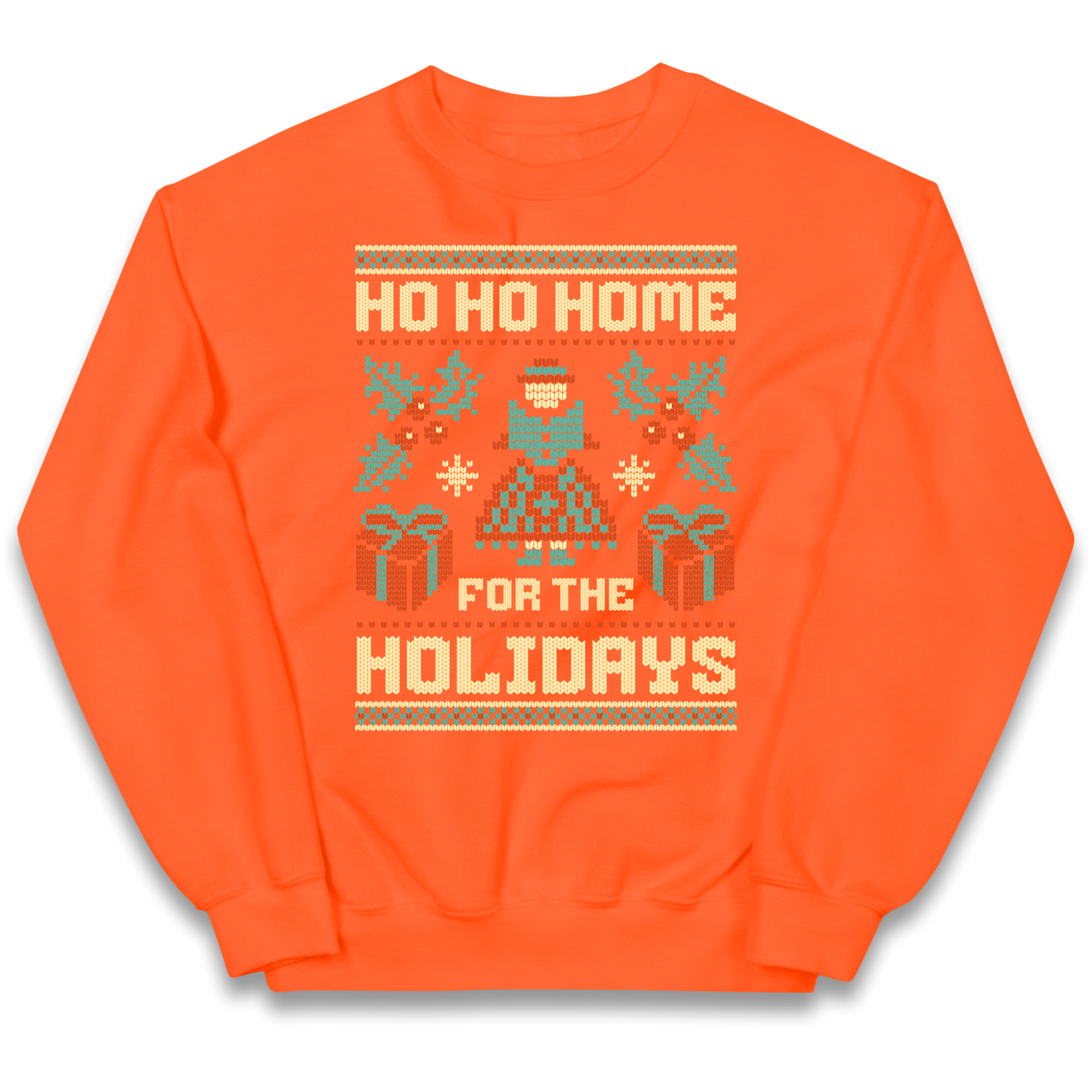HO HO Home For the Holidays Christmas kids sweatshirt