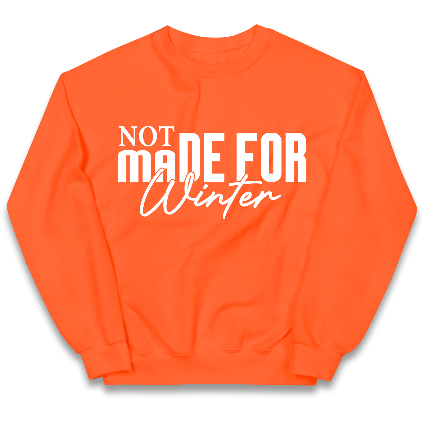 Not Made For Winter Christmas kids sweatshirt