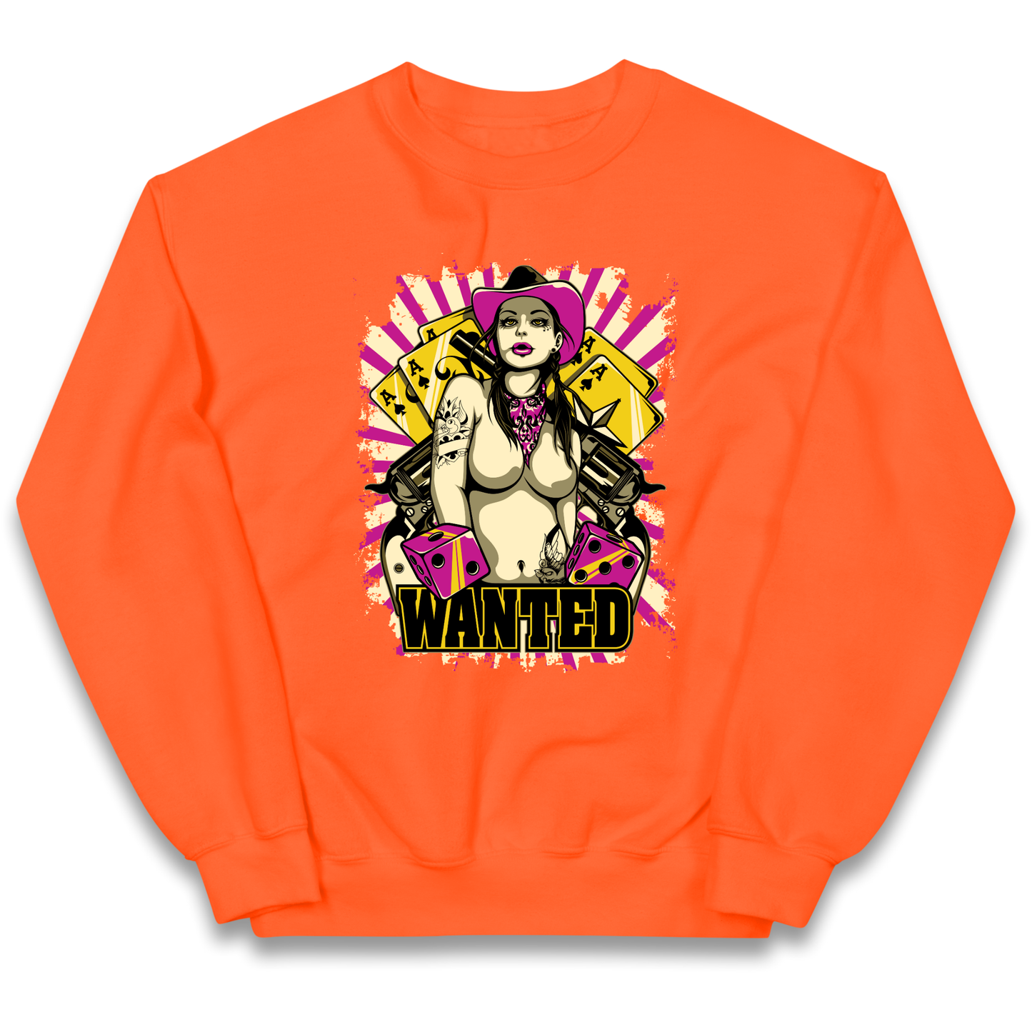 Wanted Ace Of Spades kids sweatshirt