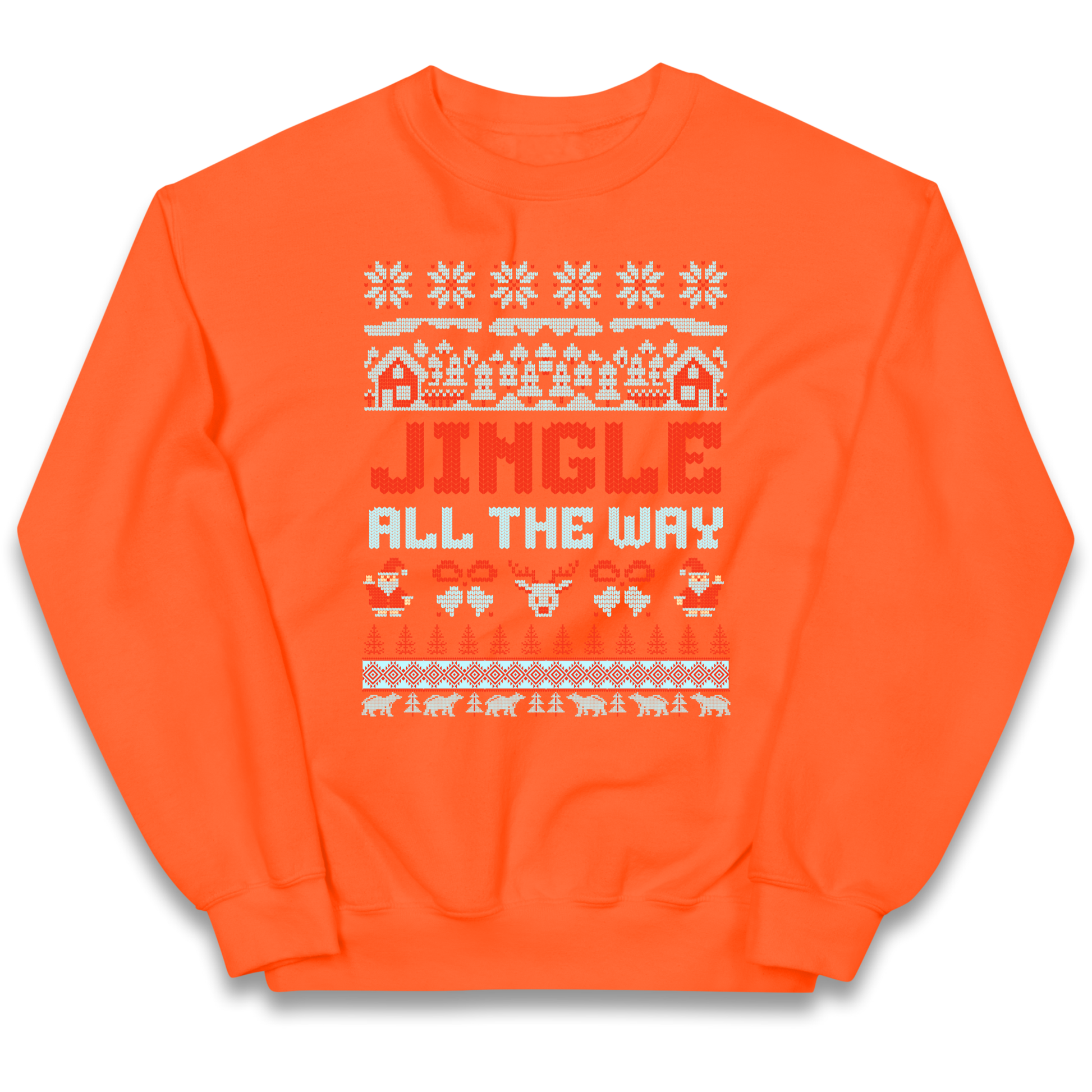 Jingle All The Way Christmas kids sweatshirt