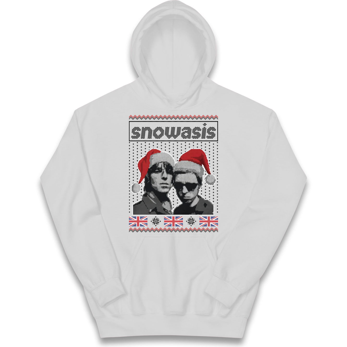 Snowasis Union Jack Christmas Kids Hoodie