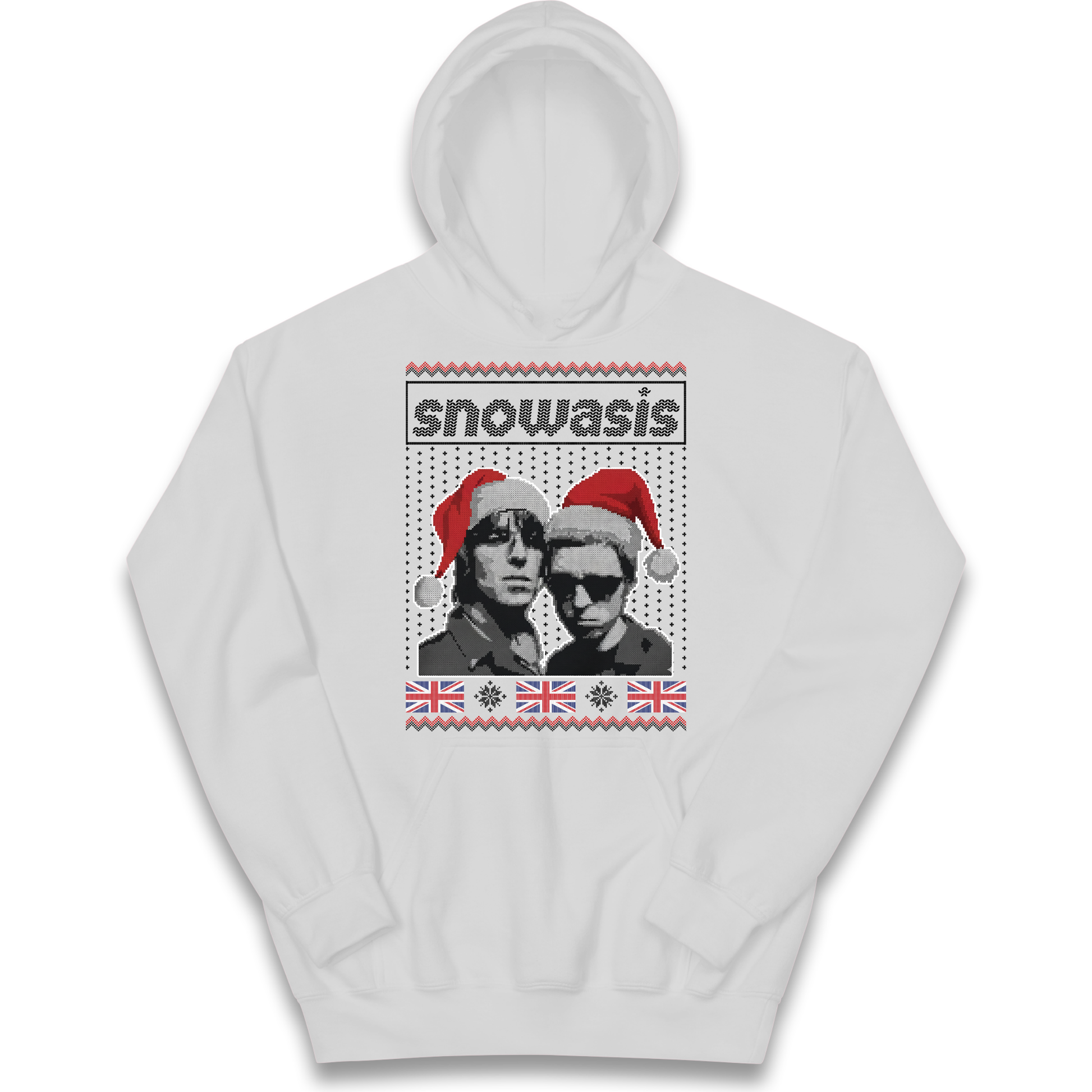 Snowasis Union Jack Christmas Kids Hoodie