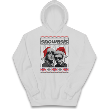 Snowasis Union Jack Christmas Kids Hoodie