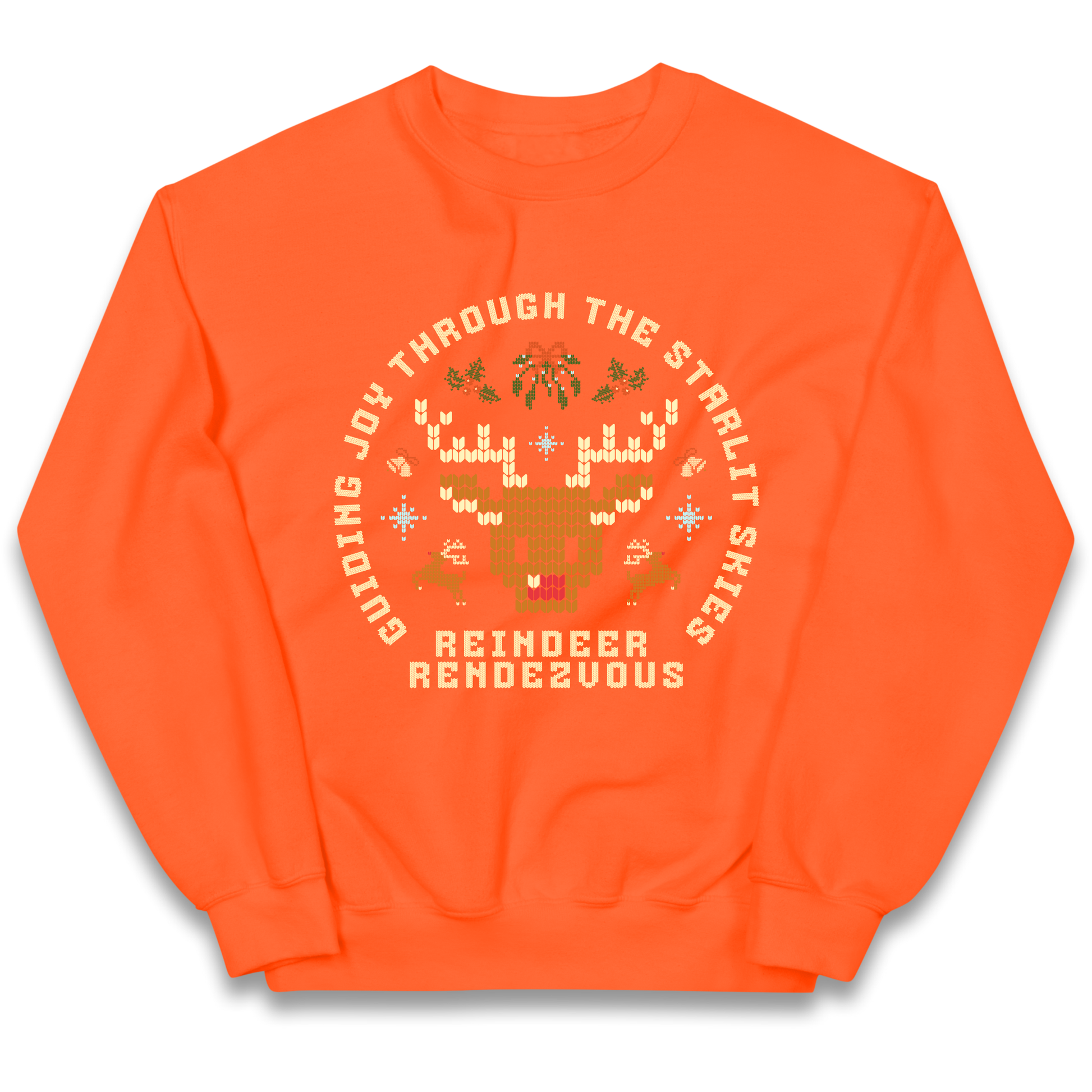 Reindeer Rendezvous Christmas kids sweatshirt
