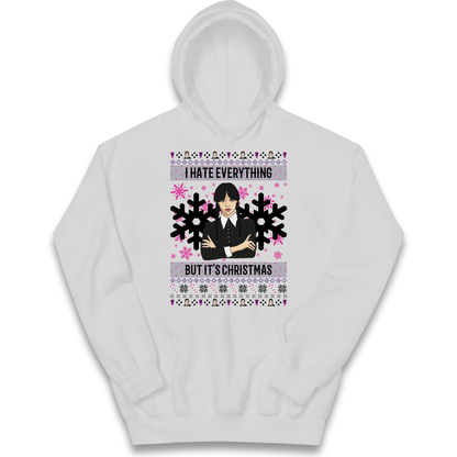 Wednesday addams Christmas Kids Hoodie