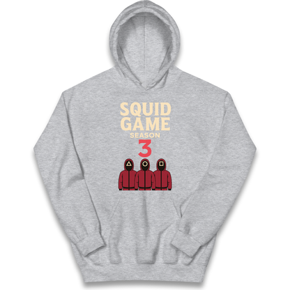 Squid Games Season 3 Kids Hoodie