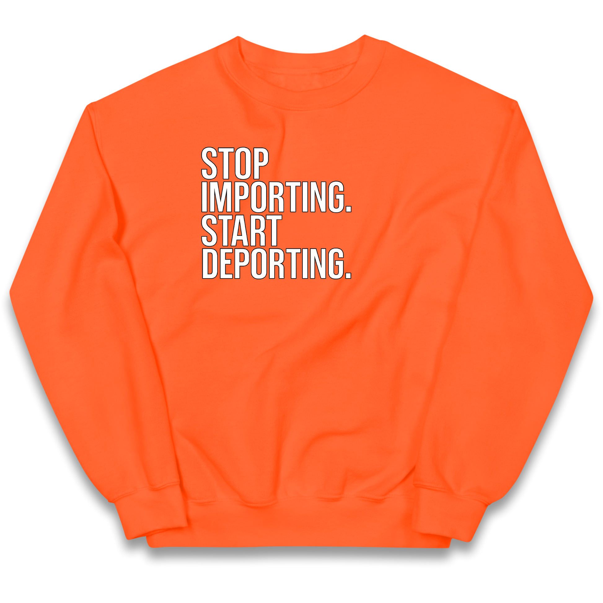 STOP IMPORTING START DEPORTING kids sweatshirt