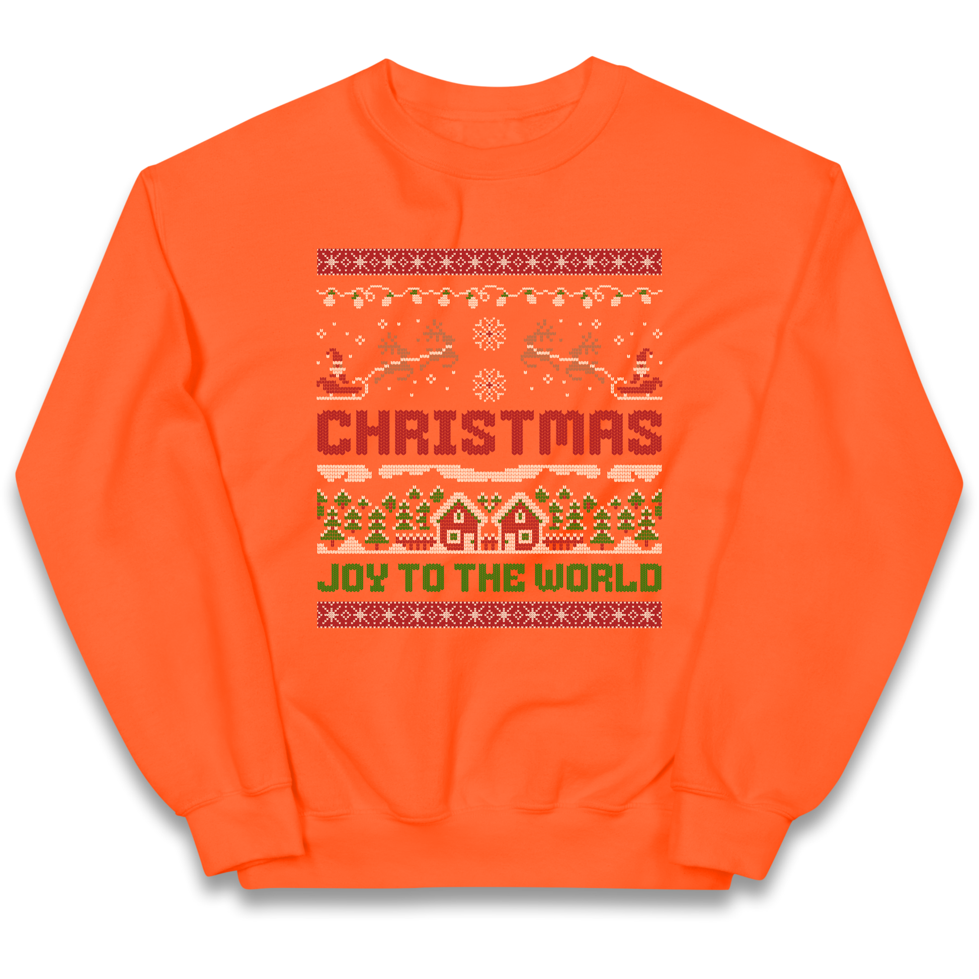 Christmas Joy to the World Christmas kids sweatshirt