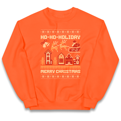 Have Yourself a HO HO HOLIDAY Christmas kids sweatshirt