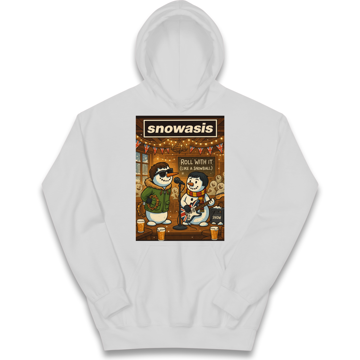 Snowasis Roll Christmas Kids Hoodie