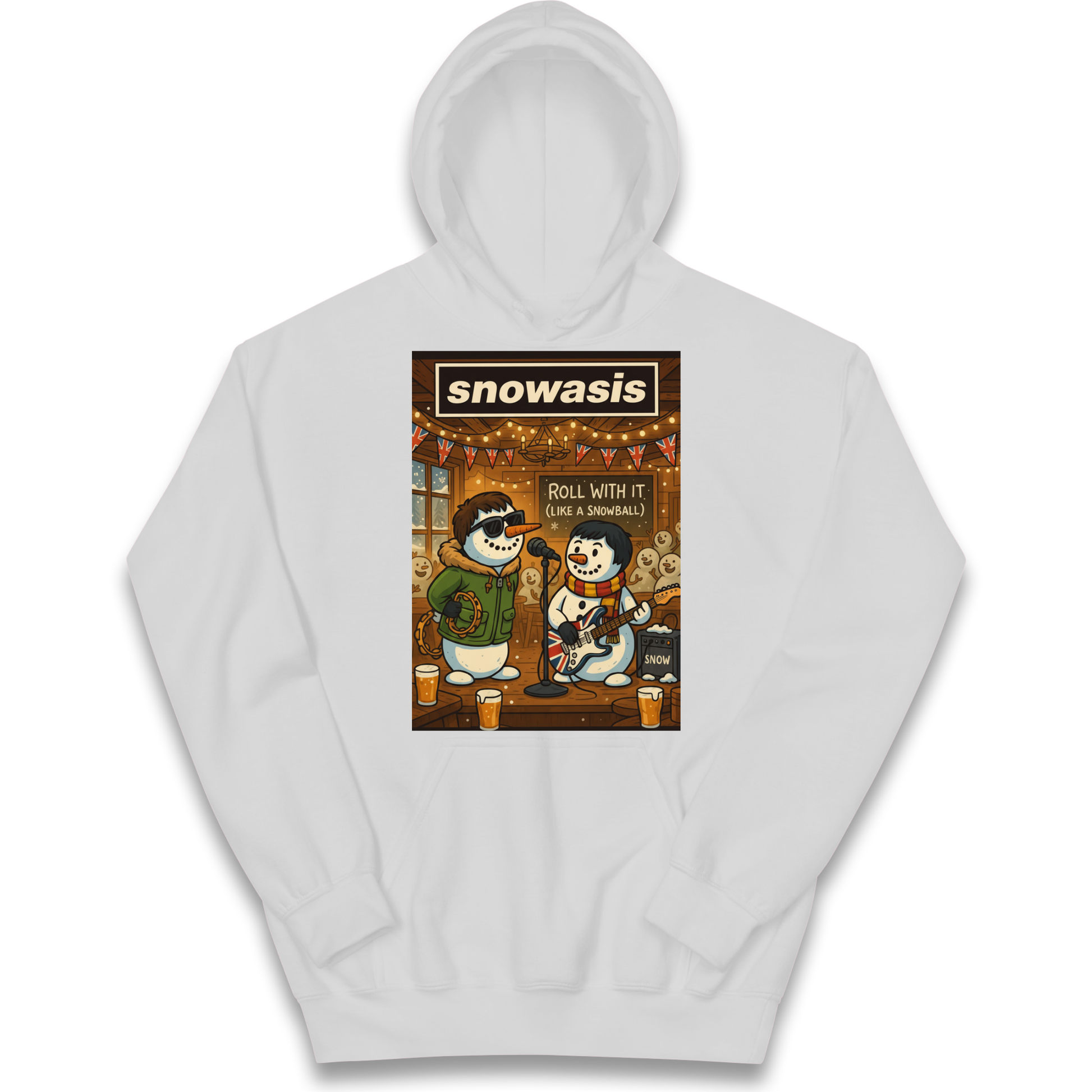 Snowasis Roll Christmas Kids Hoodie