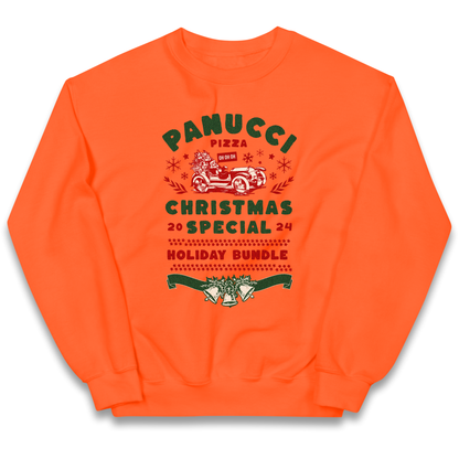 Panucci Pizza Christmas Special Christmas kids sweatshirt