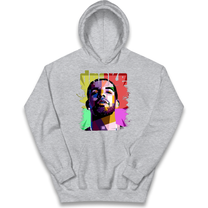 Drake Multi Colour Kids Hoodie