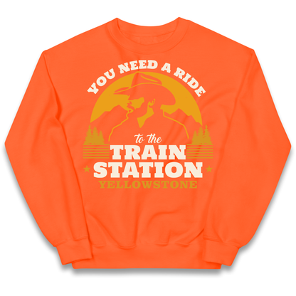 You Need A Ride To The Train Station kids sweatshirt
