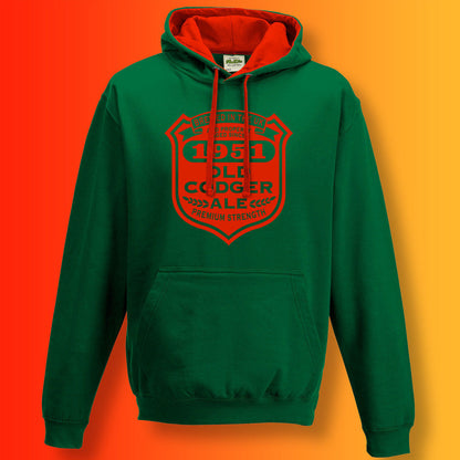 1951 Contrast Hoodie Royal Blue Sun Yellow