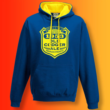 1953 Contrast Hoodie Oxford Navy Hawaiian Blue