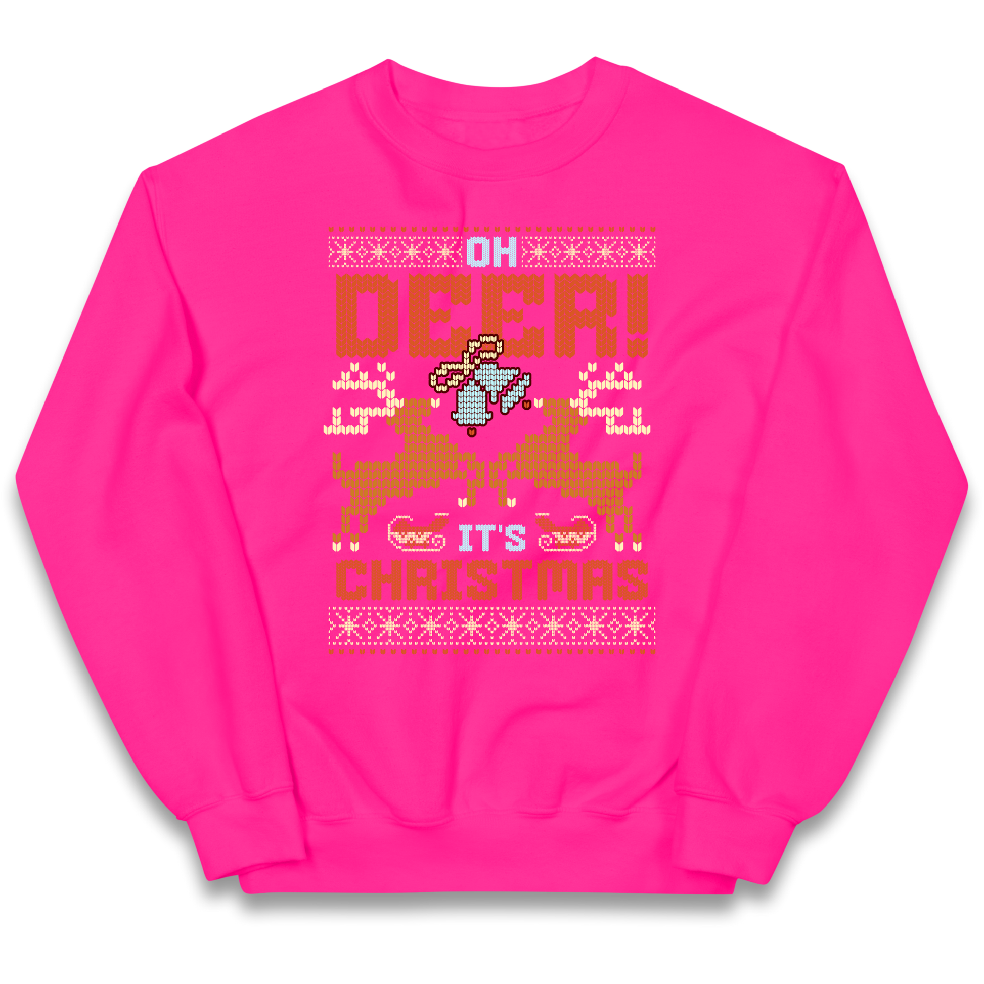 Oh Deer its Christmas kids sweatshirt