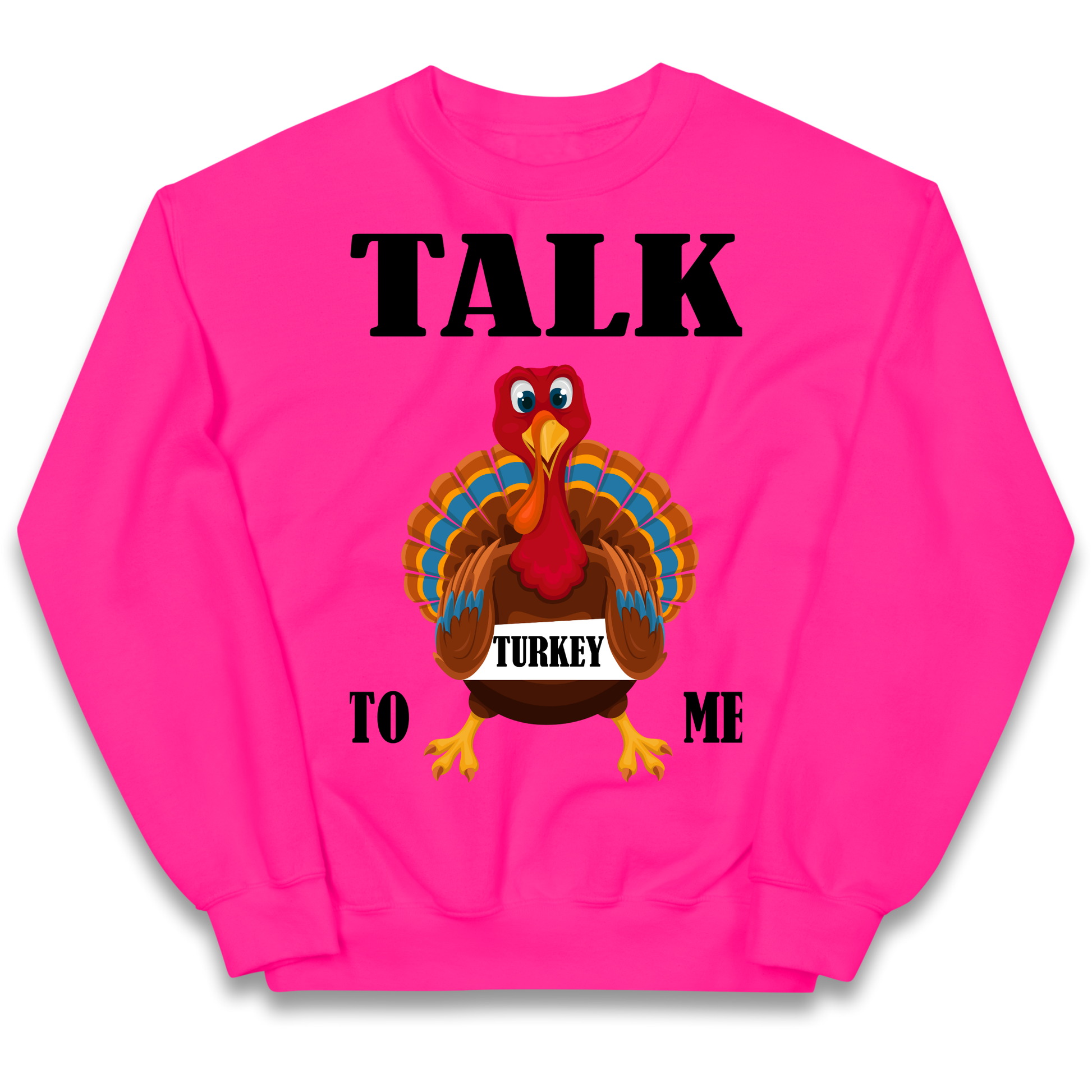 Talk Turkey To Me Christmas kids sweatshirt