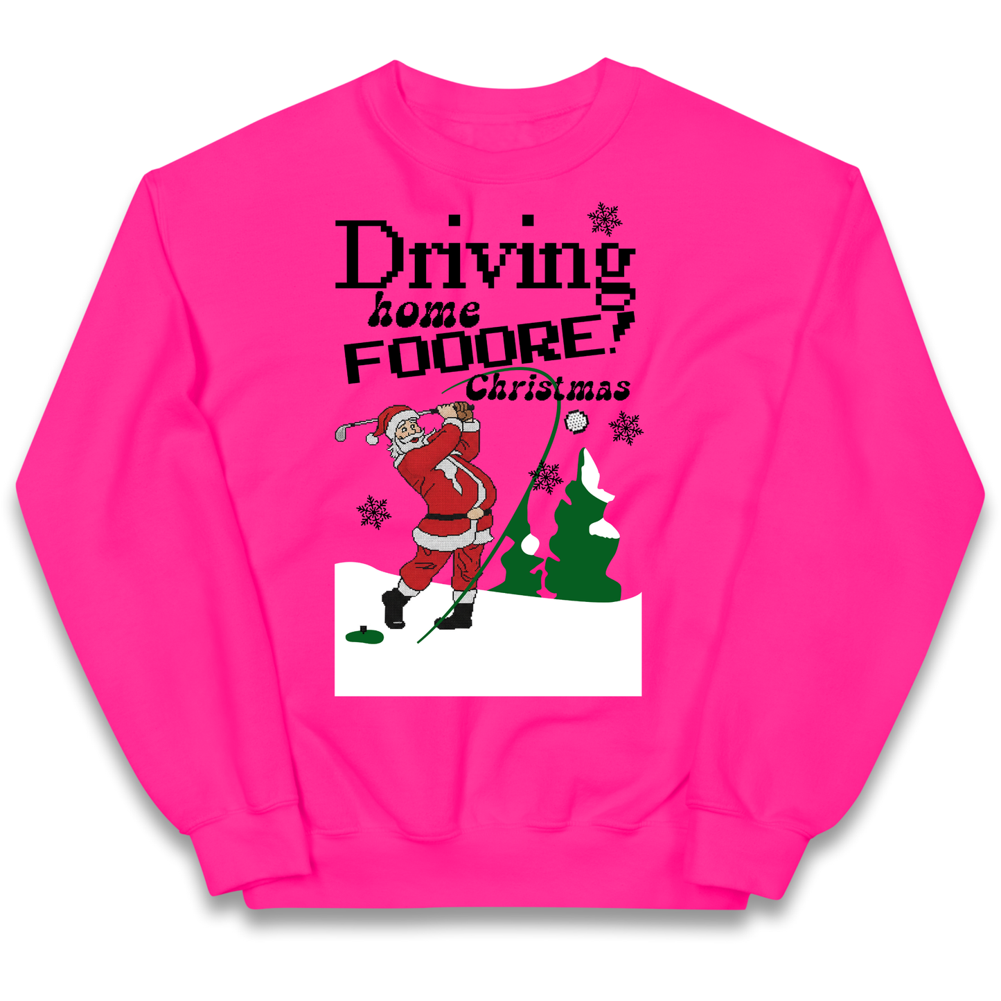 Christmas Golf Kids Sweatshirt