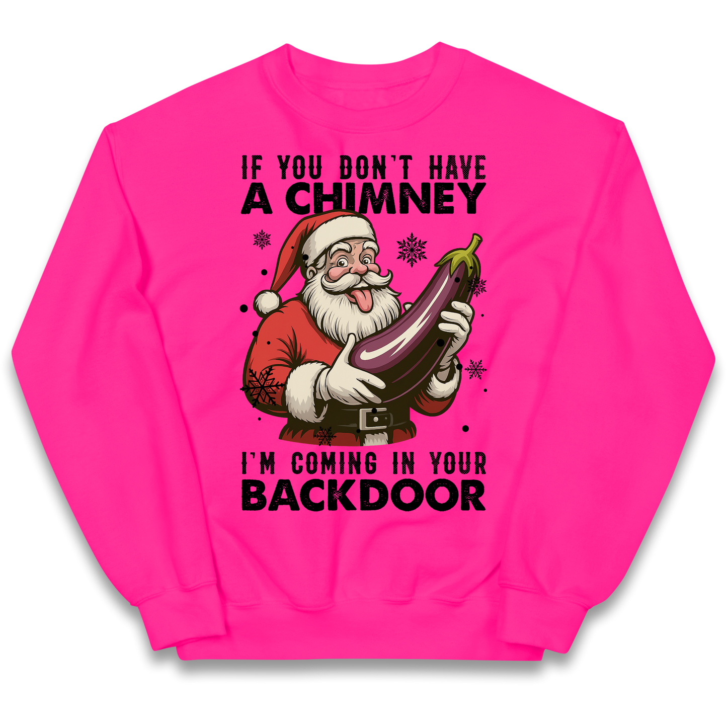 Santa Back Door Kids Sweatshirt