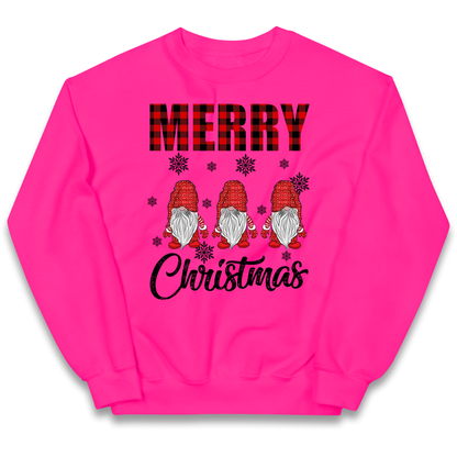 Merry Knomes Christmas Kids Sweatshirt