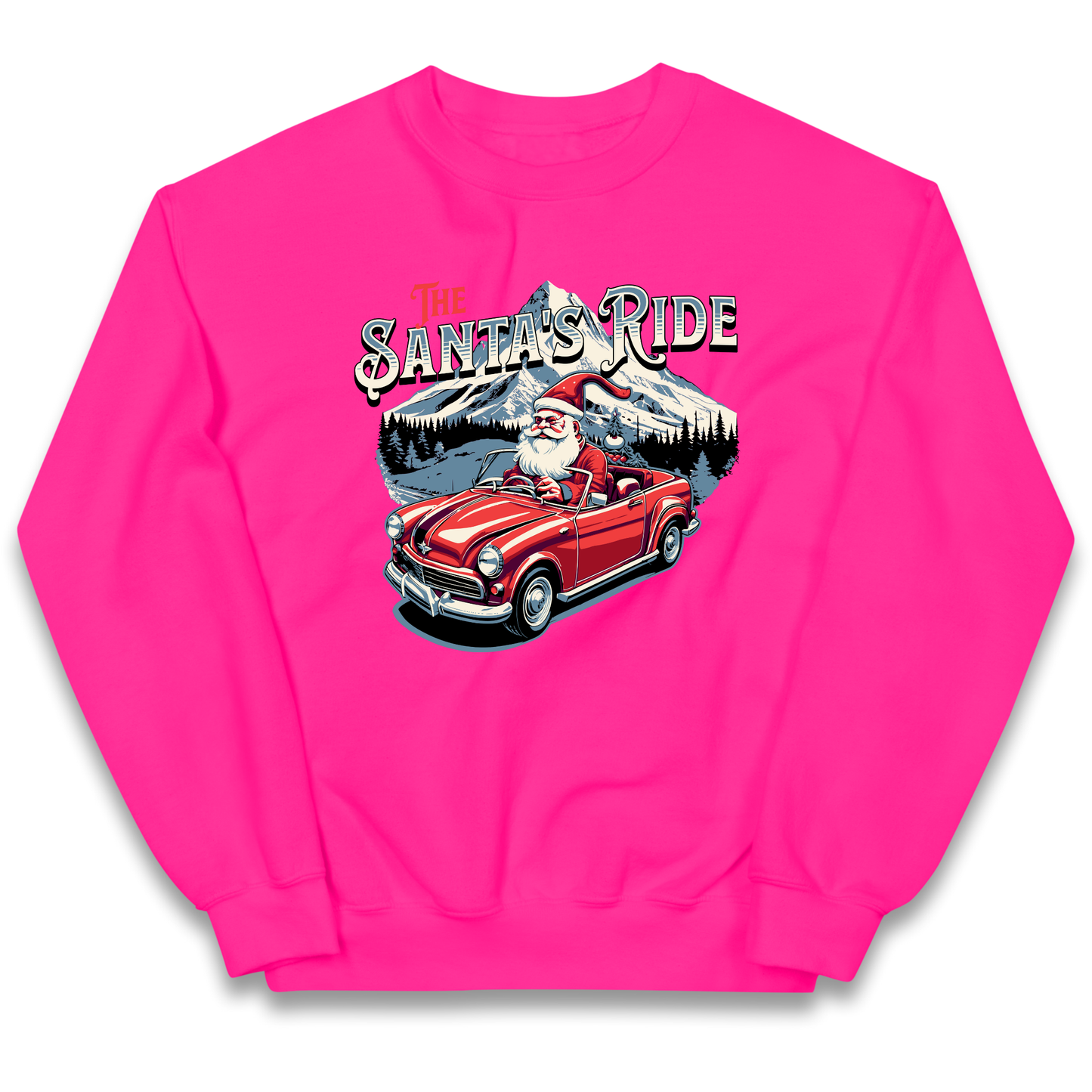 The Santas Ride Christmas kids sweatshirt