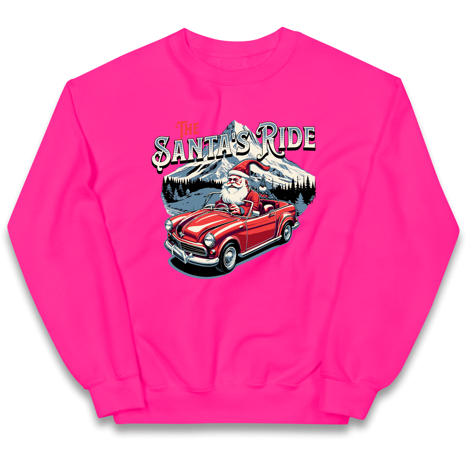 The Santas Ride Christmas kids sweatshirt