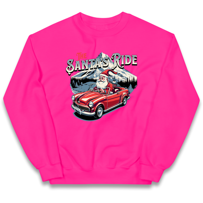 The Santas Ride Christmas kids sweatshirt