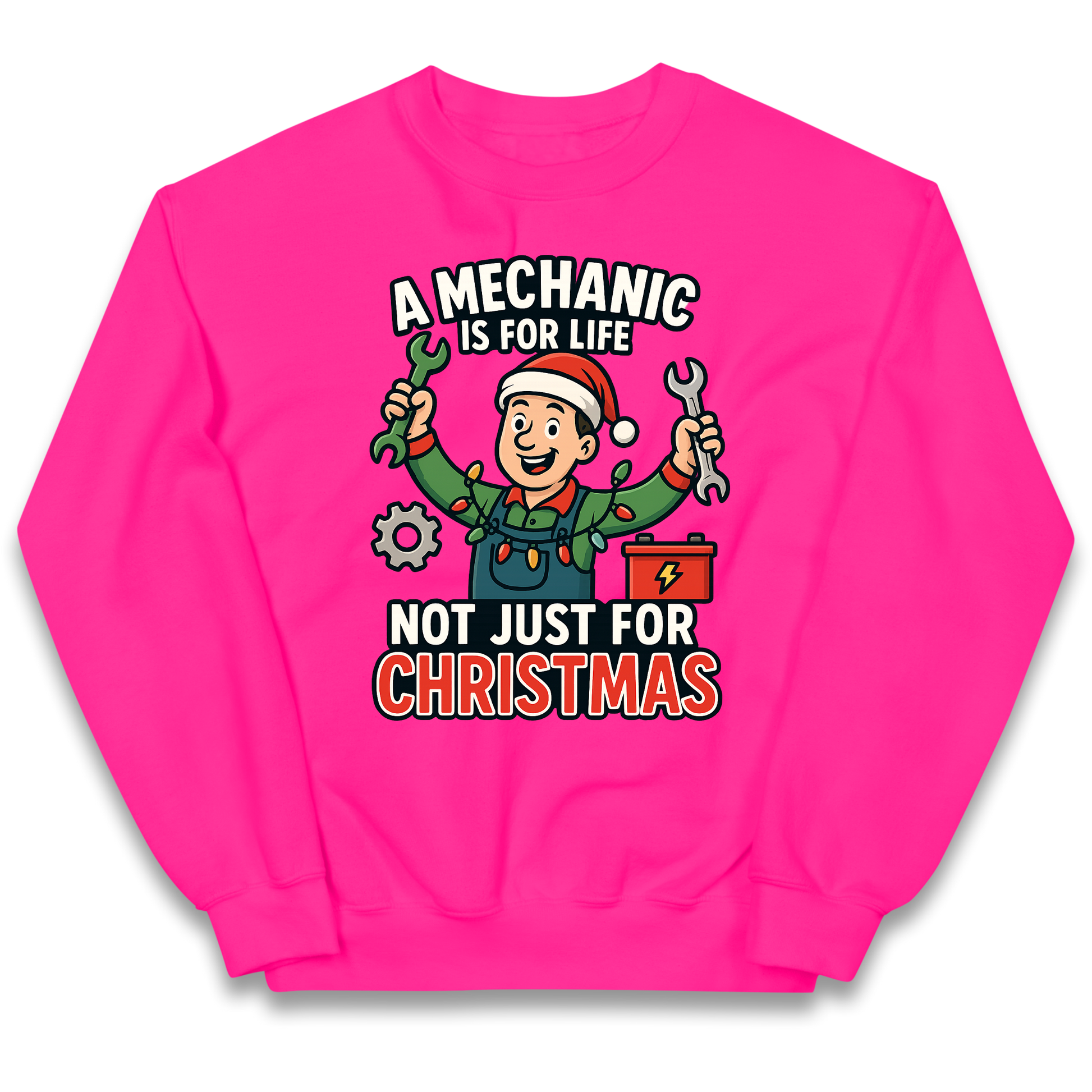 Mechanic Christmas Kids Jumper