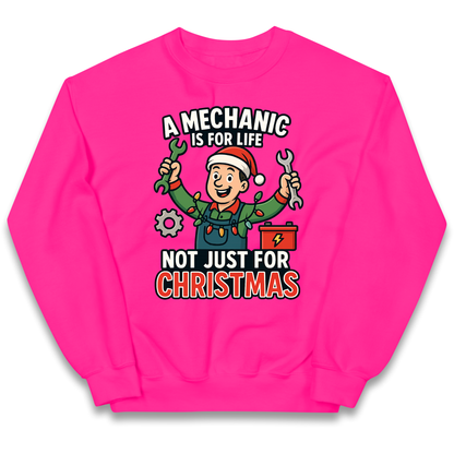 Mechanic Christmas Kids Jumper