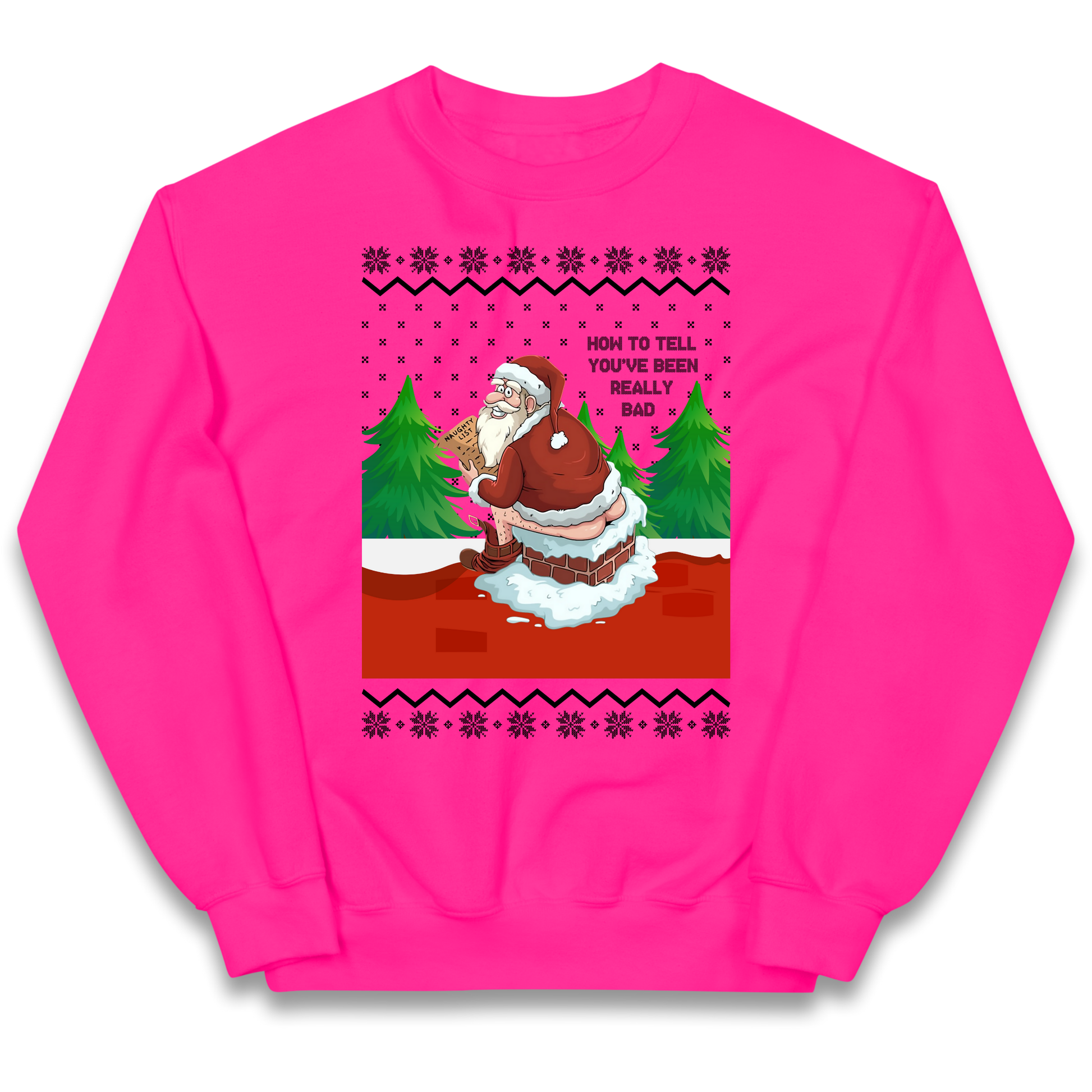 How To Tell That You've Been Really Bad kids sweatshirt