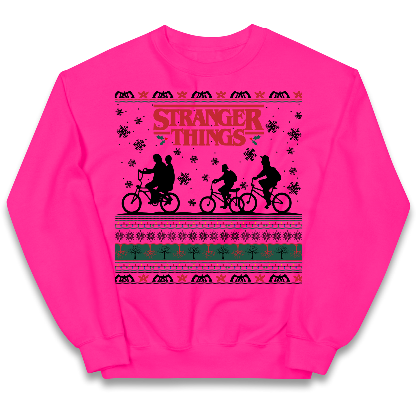 Stranger Things Christmas kids sweatshirt