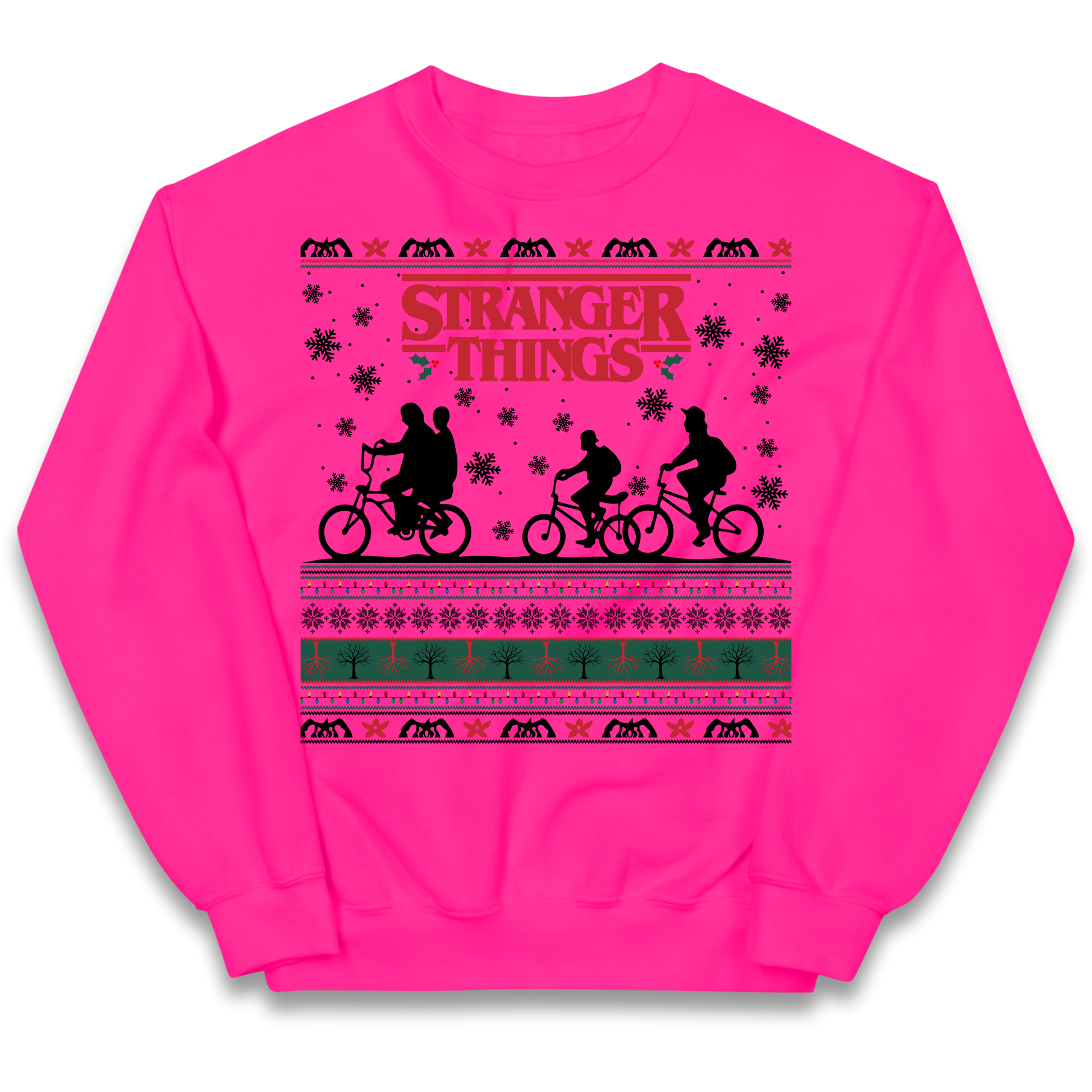 Stranger Things Christmas kids sweatshirt