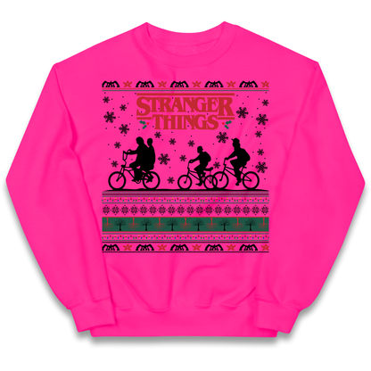 Stranger Things Christmas kids sweatshirt