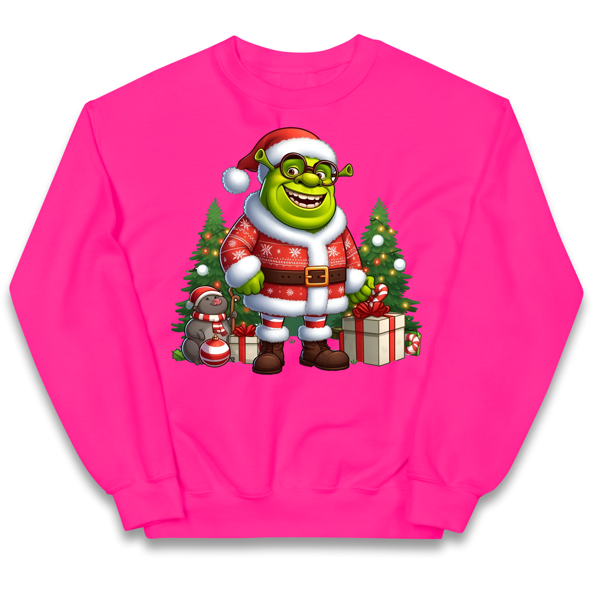 Shrek Santa Claus Presents kids sweatshirt