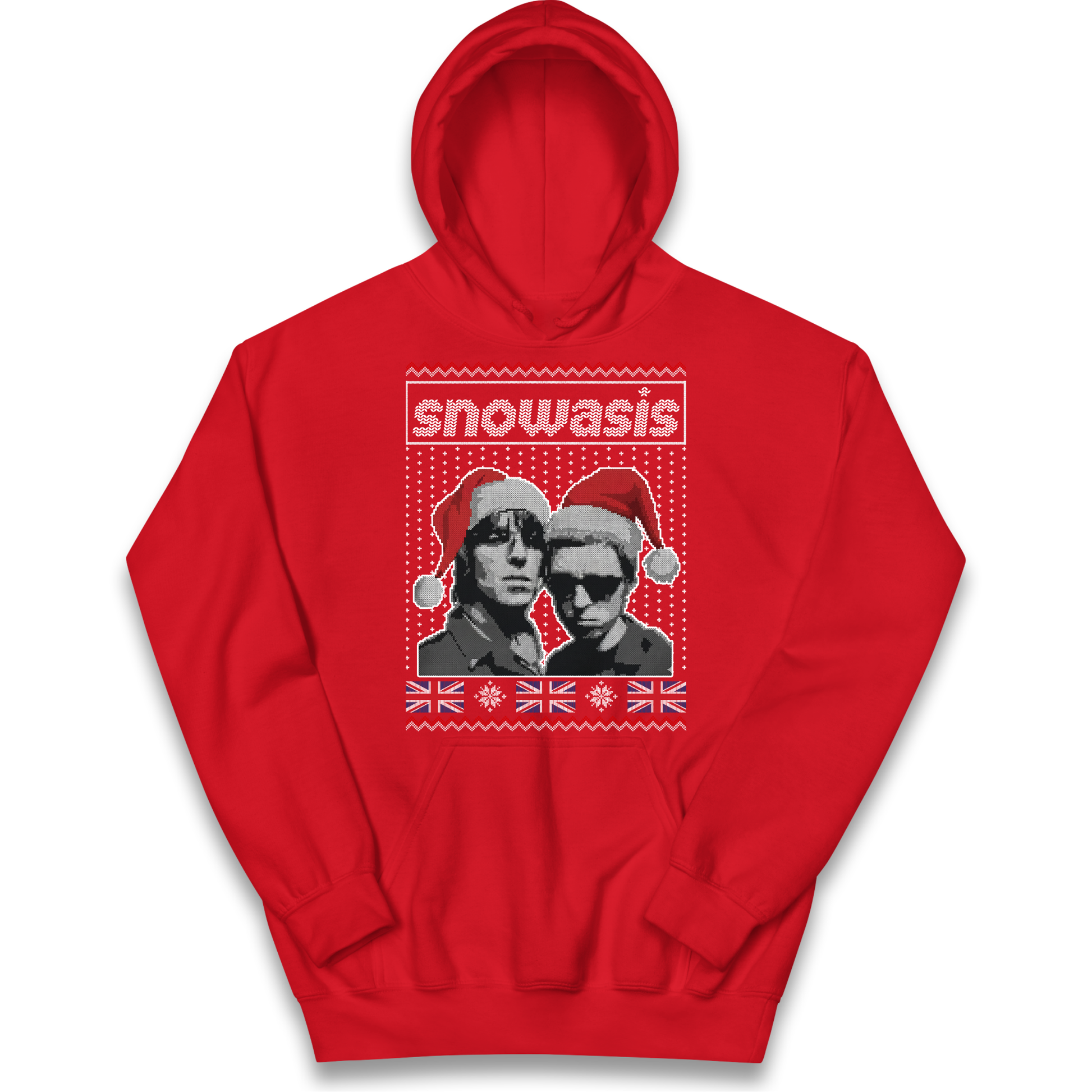 Snowasis Union Jack Christmas Kids Hoodie