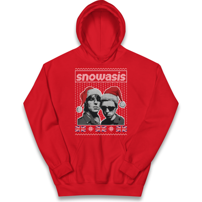 Snowasis Union Jack Christmas Kids Hoodie
