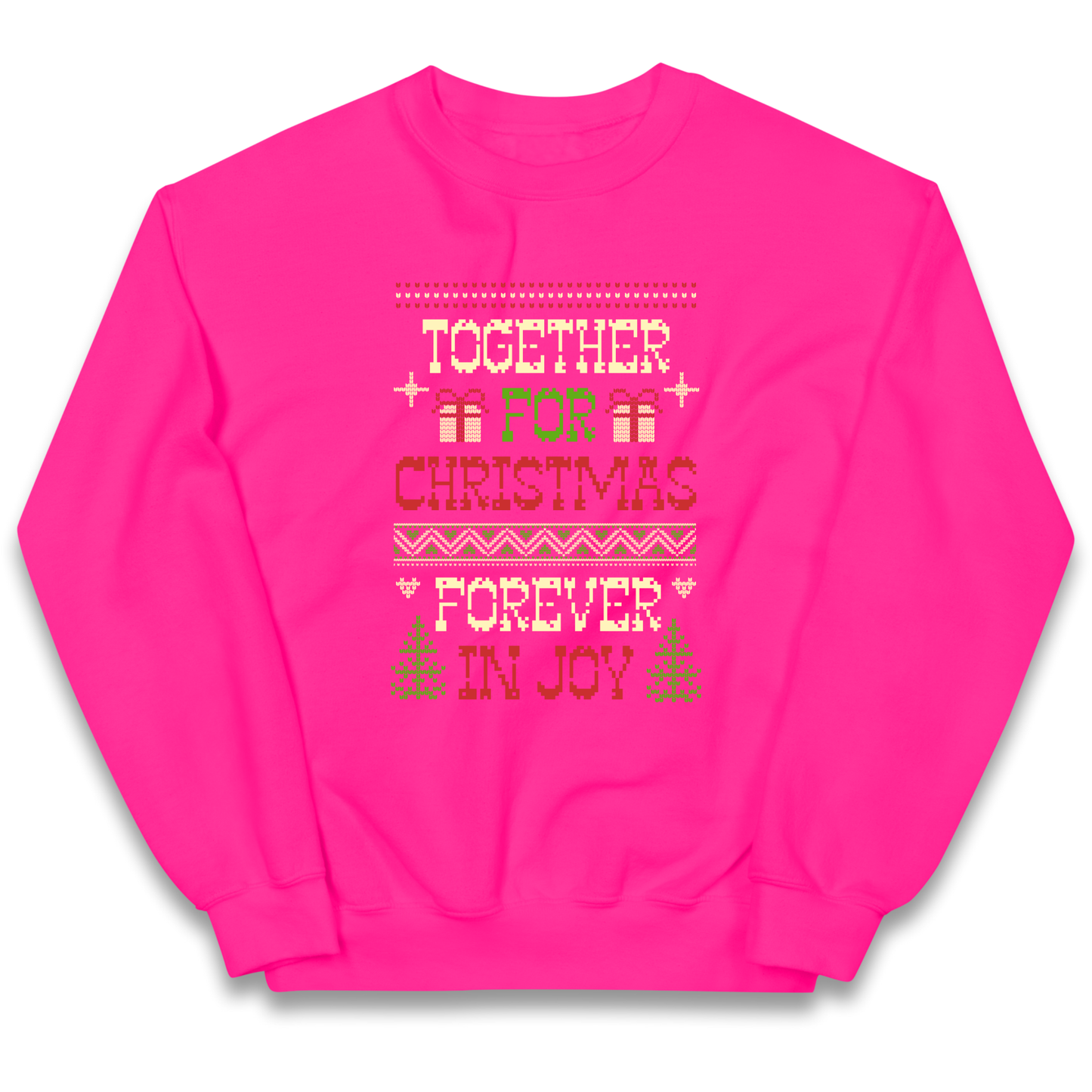 Together for Christmas Forever in Joy Christmas kids sweatshirt