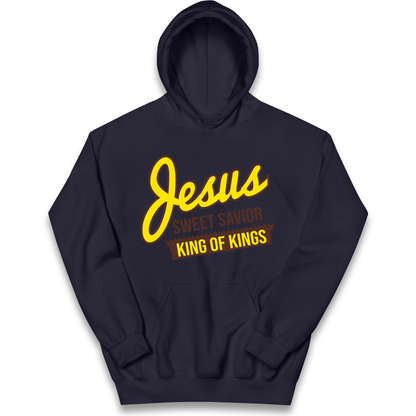 Jesus Sweet Saviour King of Kings Kids Hoodie