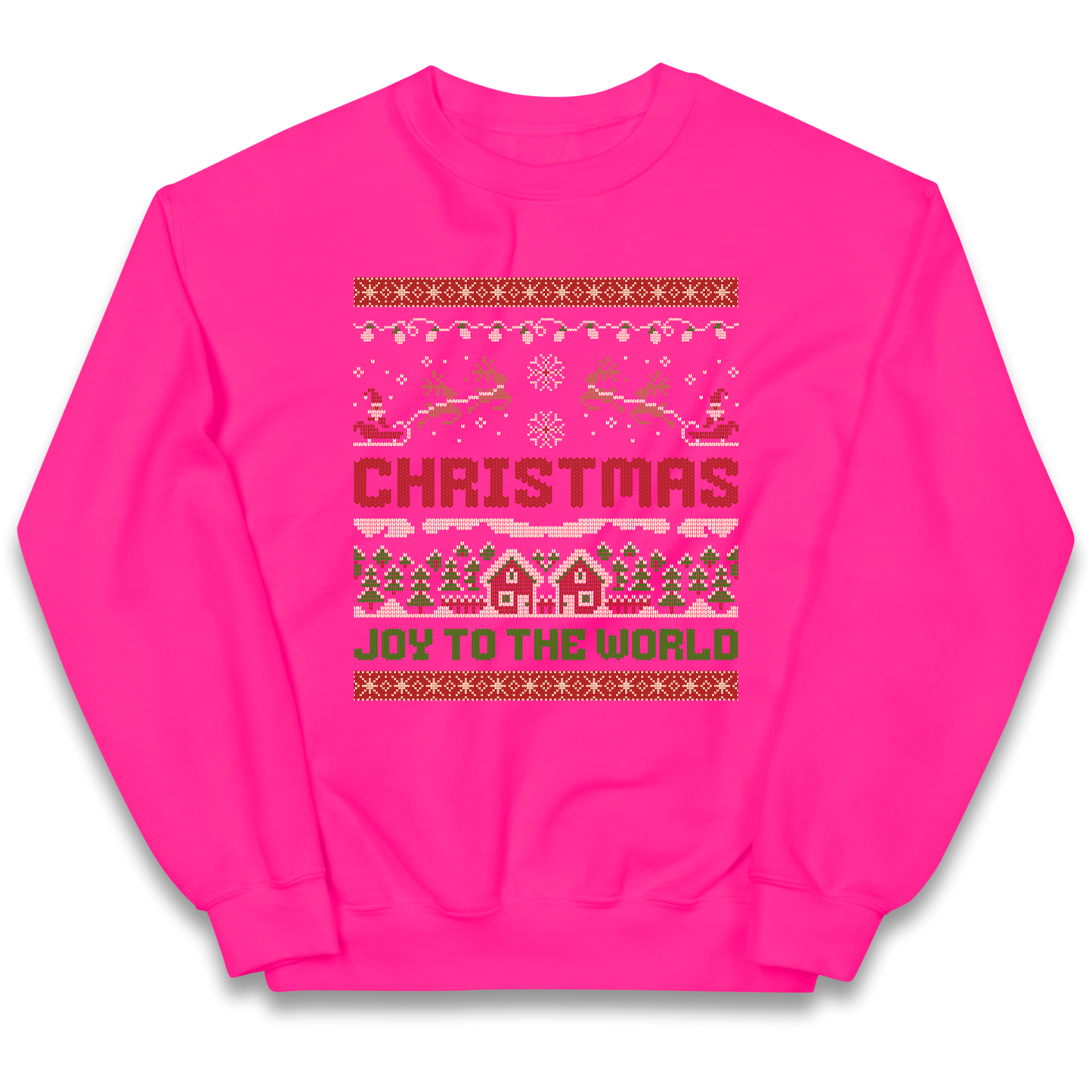 Christmas Joy to the World Christmas kids sweatshirt