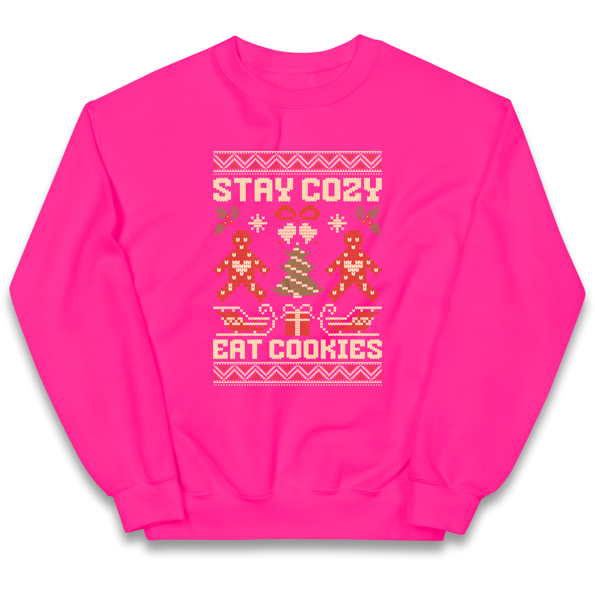 Stay Cozy Eat Cookies Christmas kids sweatshirt