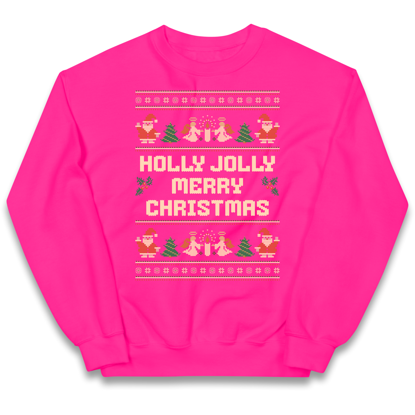 Holly Jolly Merry Christmas kids sweatshirt
