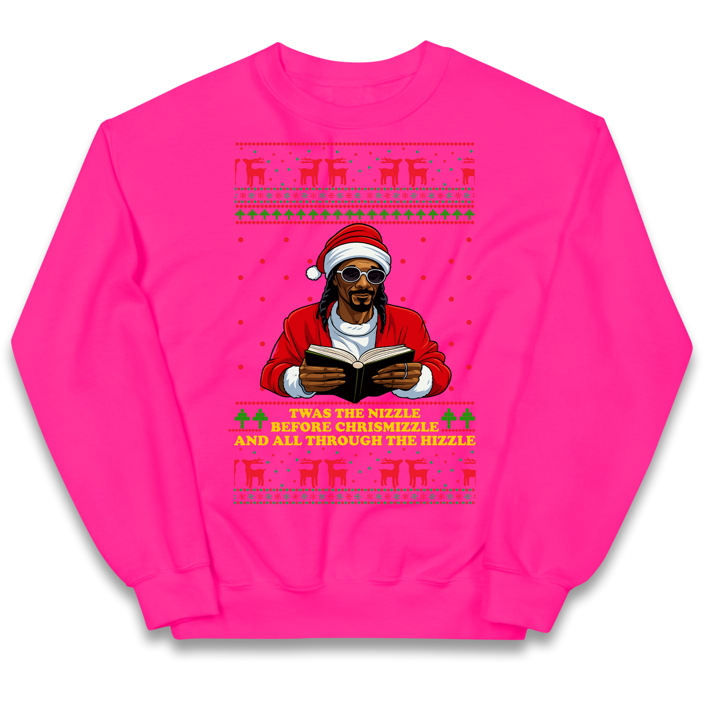 Snoop Dogg Nizzle Christmas Kids Sweatshirt