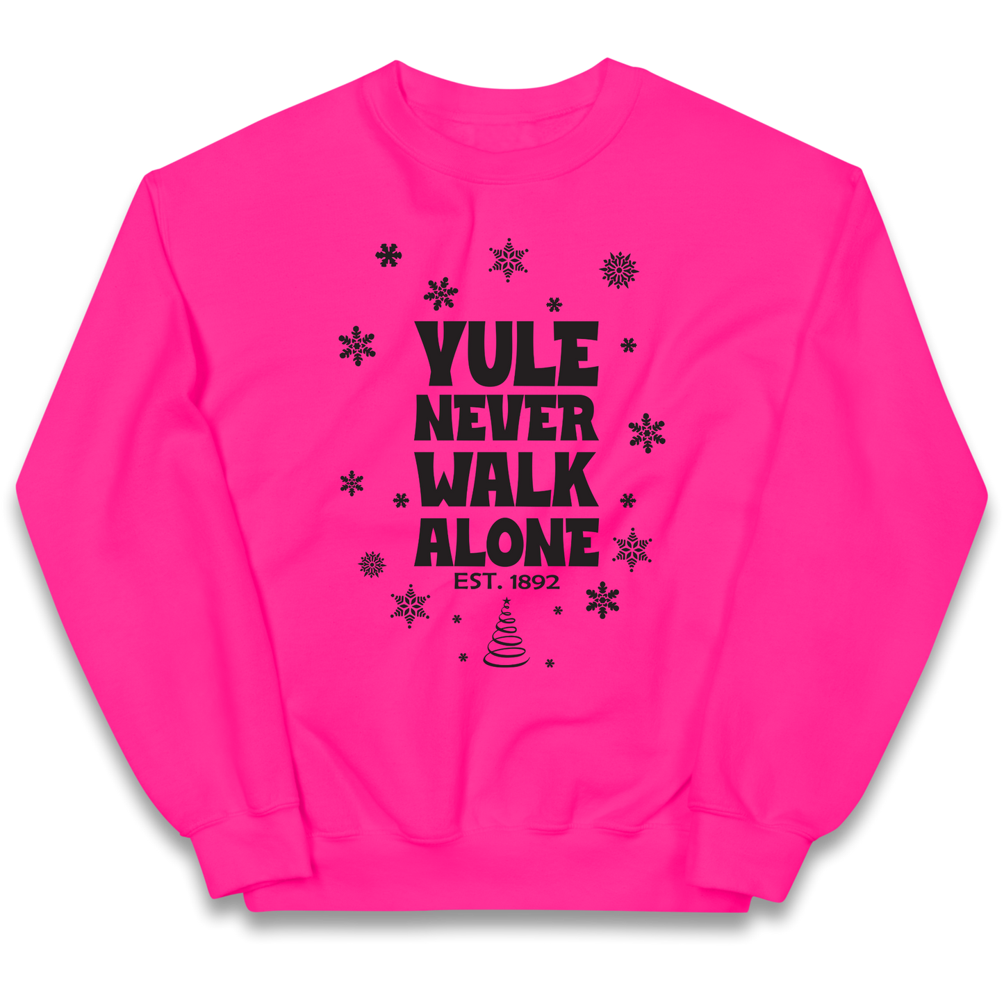 Yule Never Walk Alone Liverpool Christmas kids sweatshirt